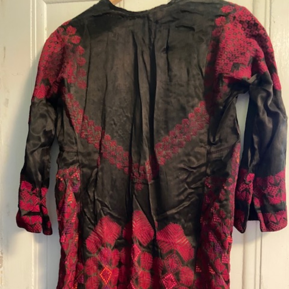 Hand Made and Embroidered Silk Robe